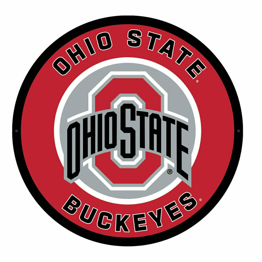 LED Wall Decor, Round, Ohio State University - Collegiate Home