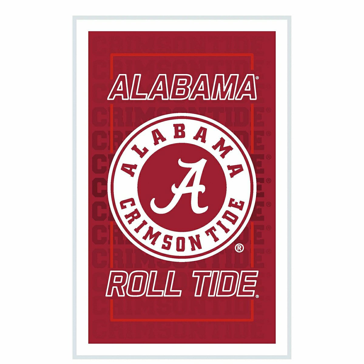 University of Alabama College Rectangle Neolite LED Decor - Collegiate Home