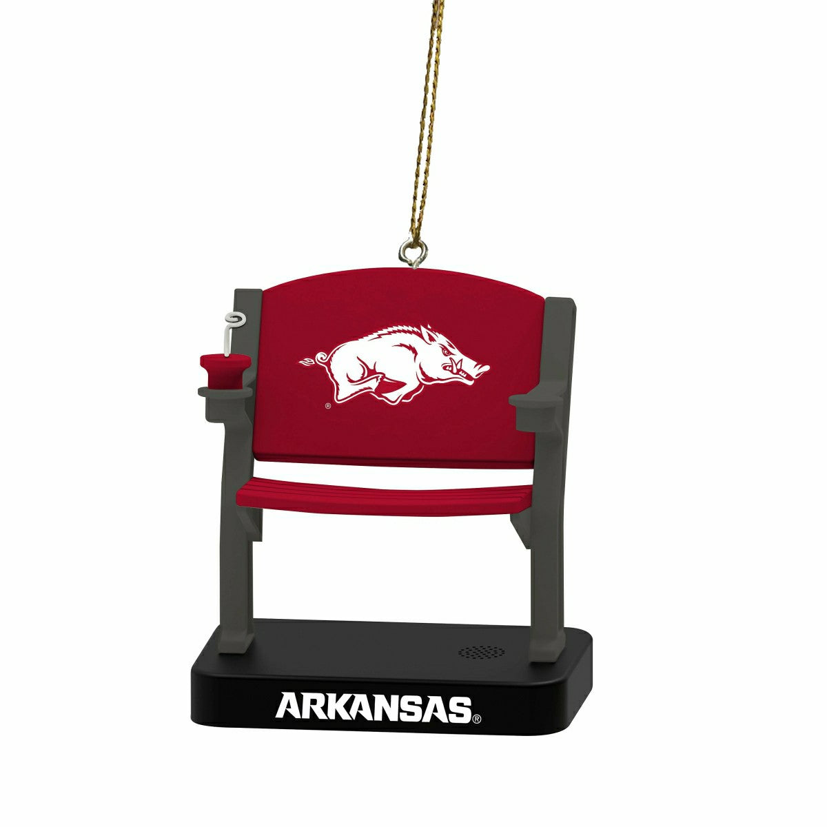 Stadium Seat Ornament, University of Arkansas - Collegiate Home