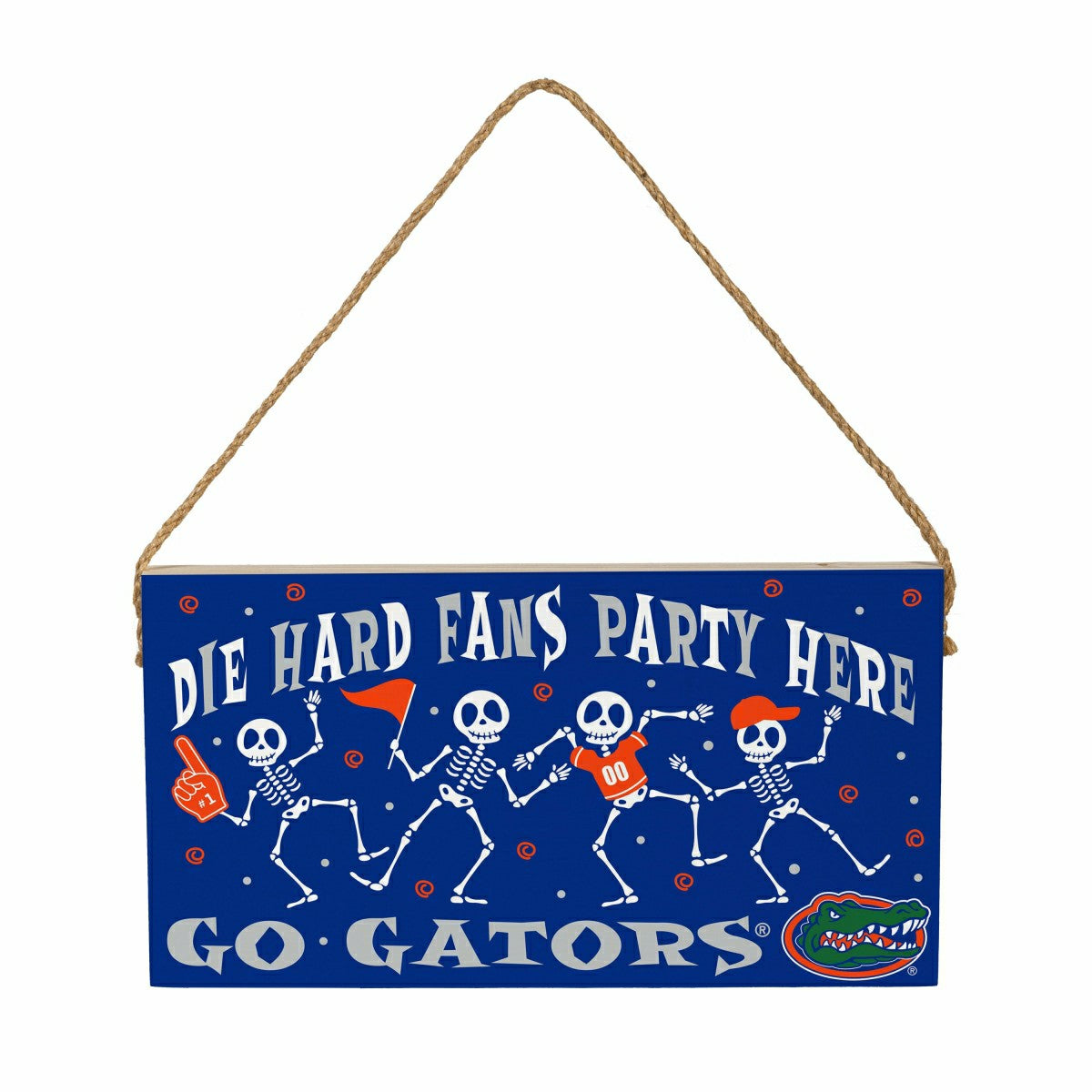 University of Florida Halloween Wood Wall Sign, 6x11 - Collegiate Home