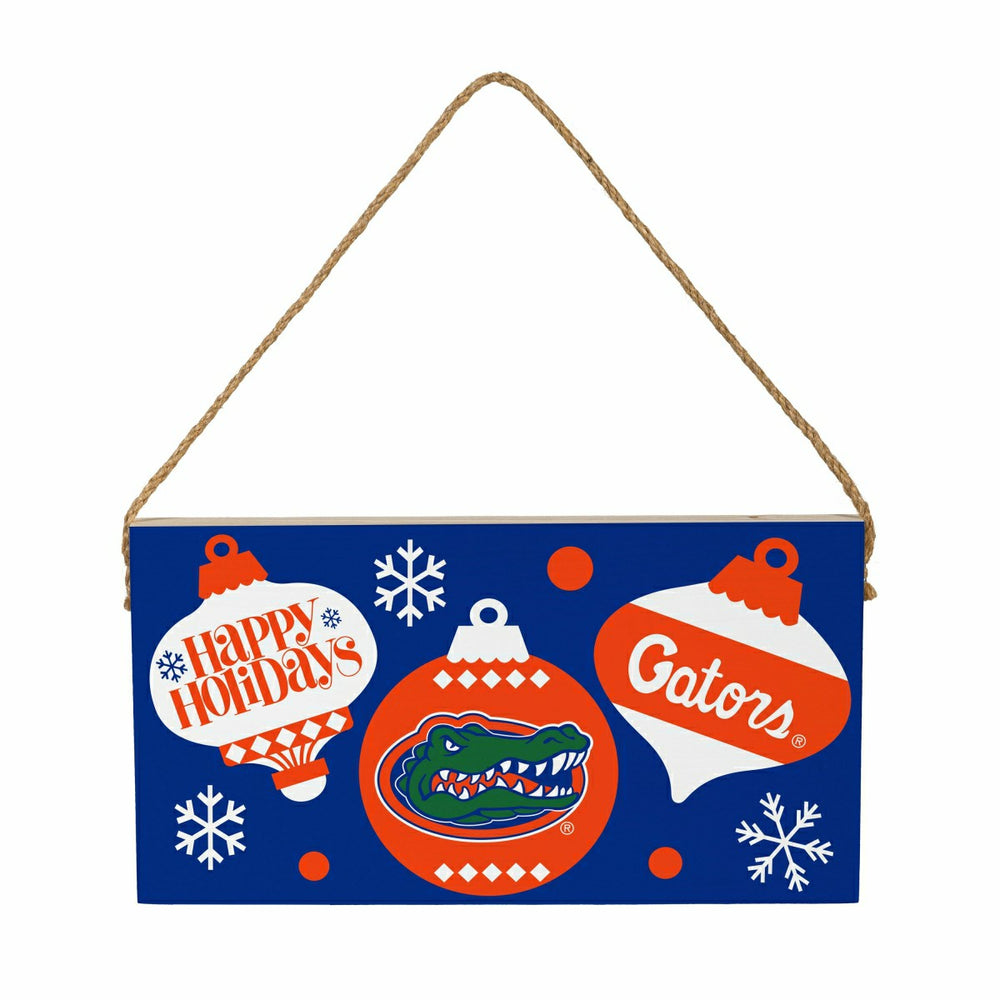 University of Florida Holiday Wood Wall Sign, 6x11 - Collegiate Home