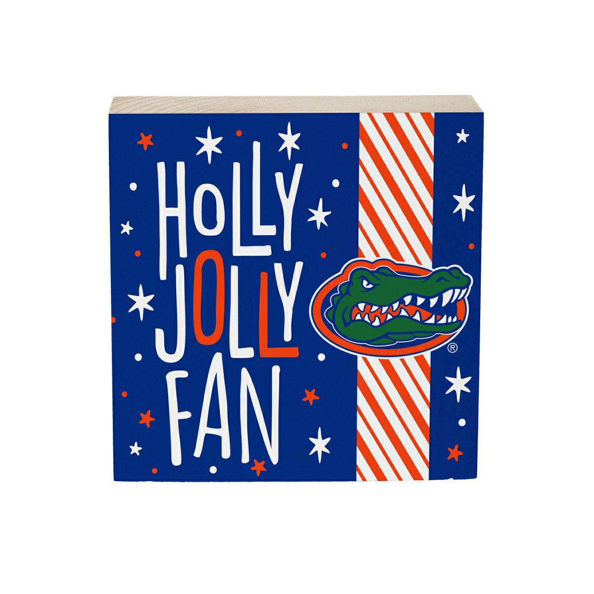University of Florida Block, Holiday, 6x6 - Collegiate Home