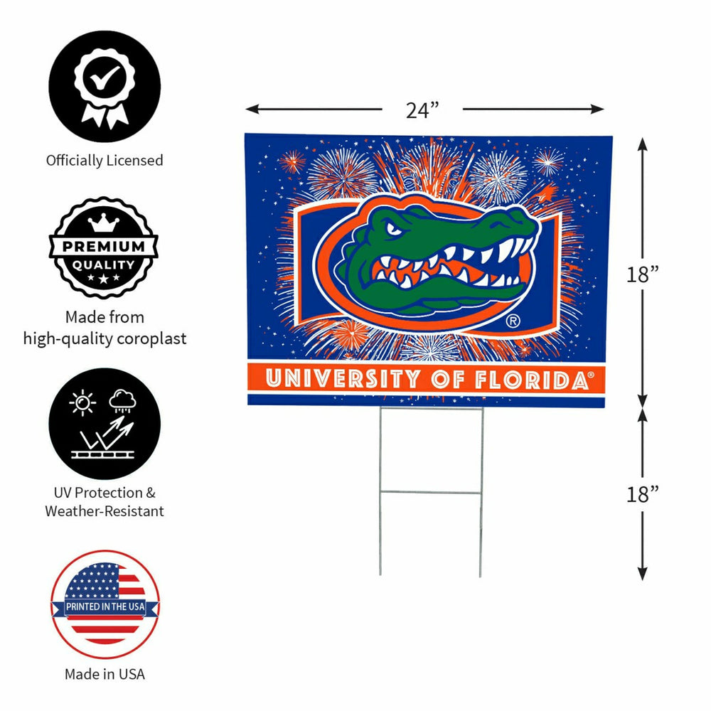 University of Florida Coroplast Yard Sign, Patriotic - Collegiate Home