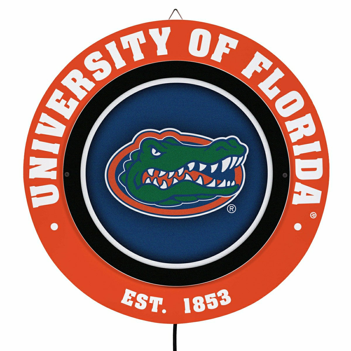 University of Florida, Metal Lite, Round - Collegiate