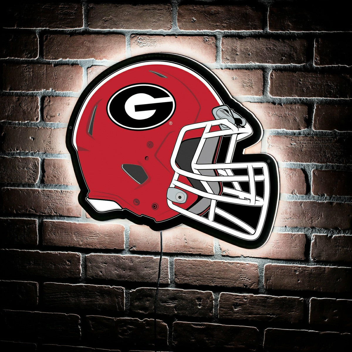 LED Wall Decor, Helmet, University of Georgia - Collegiate Home