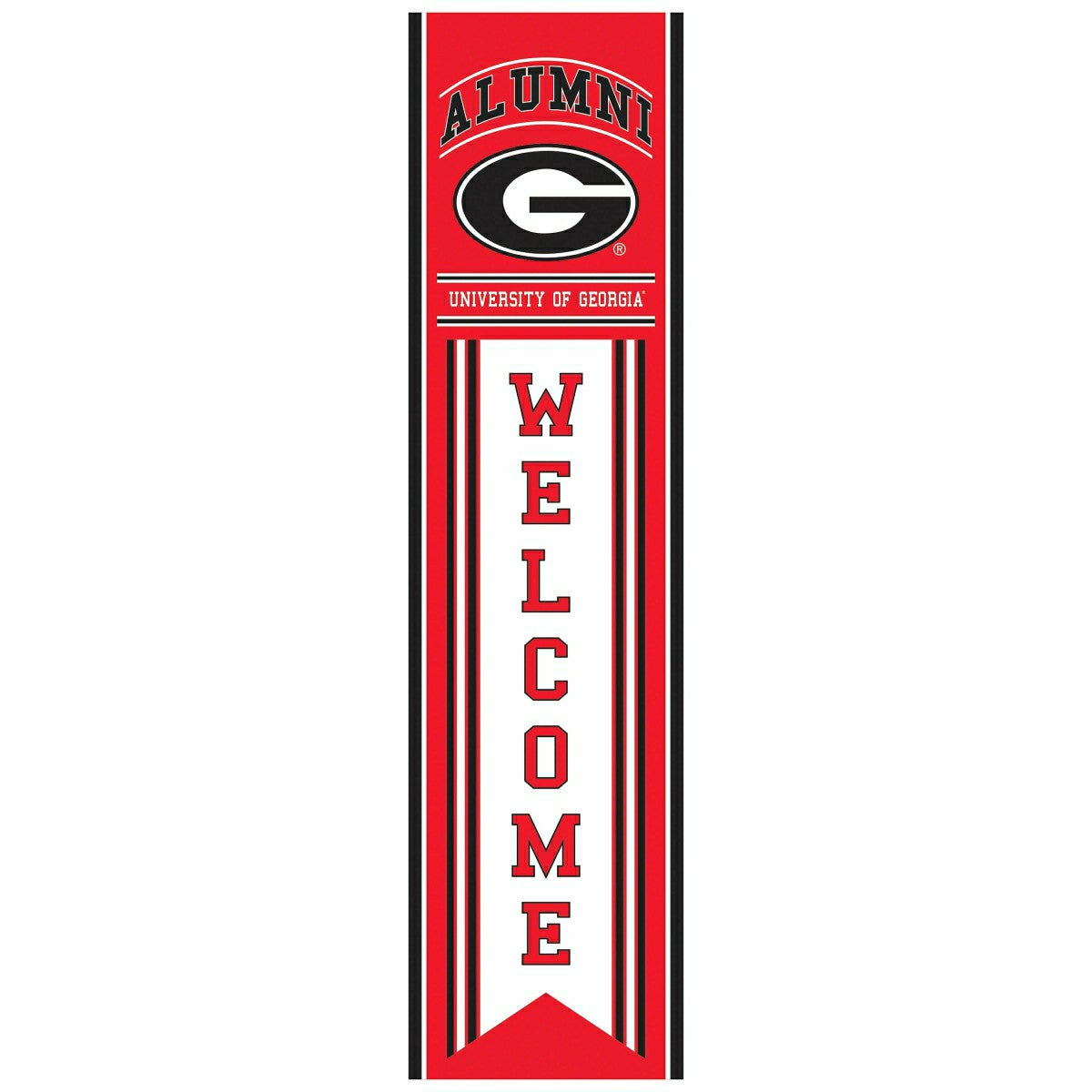 University of Georgia Alumni Single Sided Large Leaner, 46" - Collegiate Home