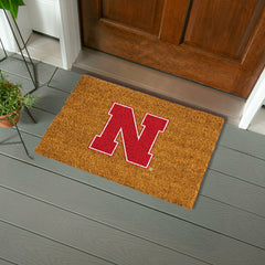 Coir Mat, 16"x28", University of Nebraska - Collegiate