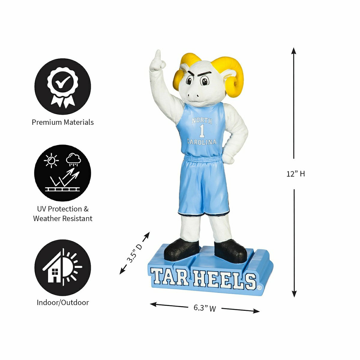 University of North Carolina, Mascot Statue - Collegiate Home