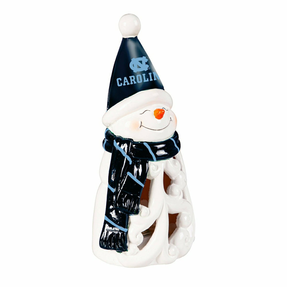 University of North Carolina Snowman LED Statuary, 8" - Collegiate Home