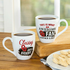 University of Oklahoma, Ceramic Cup O'Java 17oz Gift Set - Collegiate Home