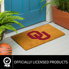 Coir Mat, 16"x28", University of Oklahoma - Collegiate