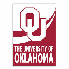 University of Oklahoma Burlap Flag GDN Size - Collegiate Home