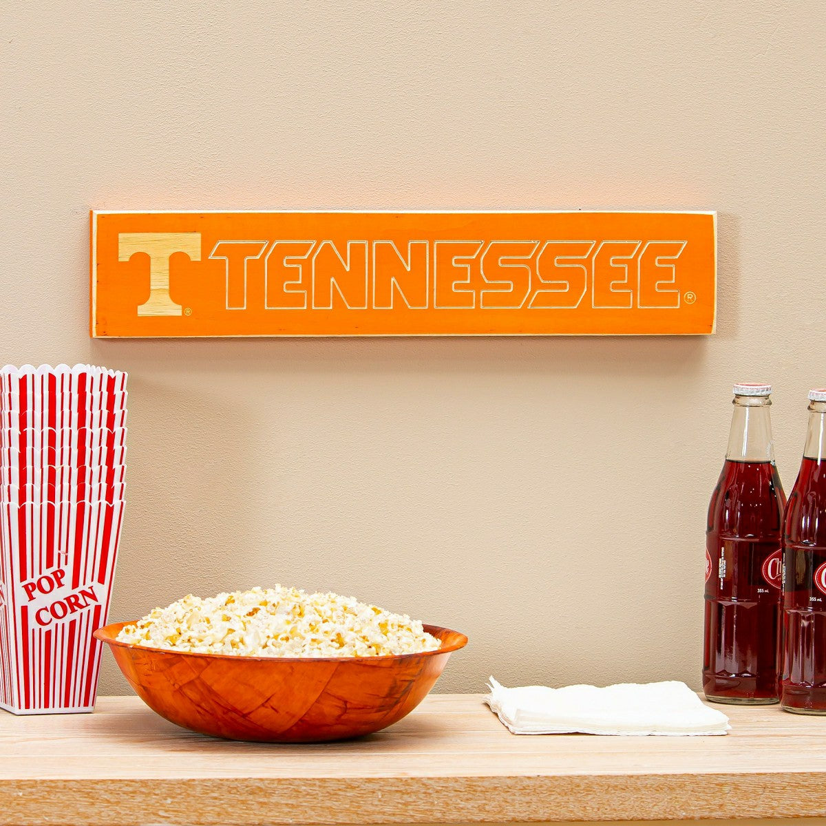 University of Tennessee Engraved Wood Sign, 3.5" x 18" - Collegiate Home