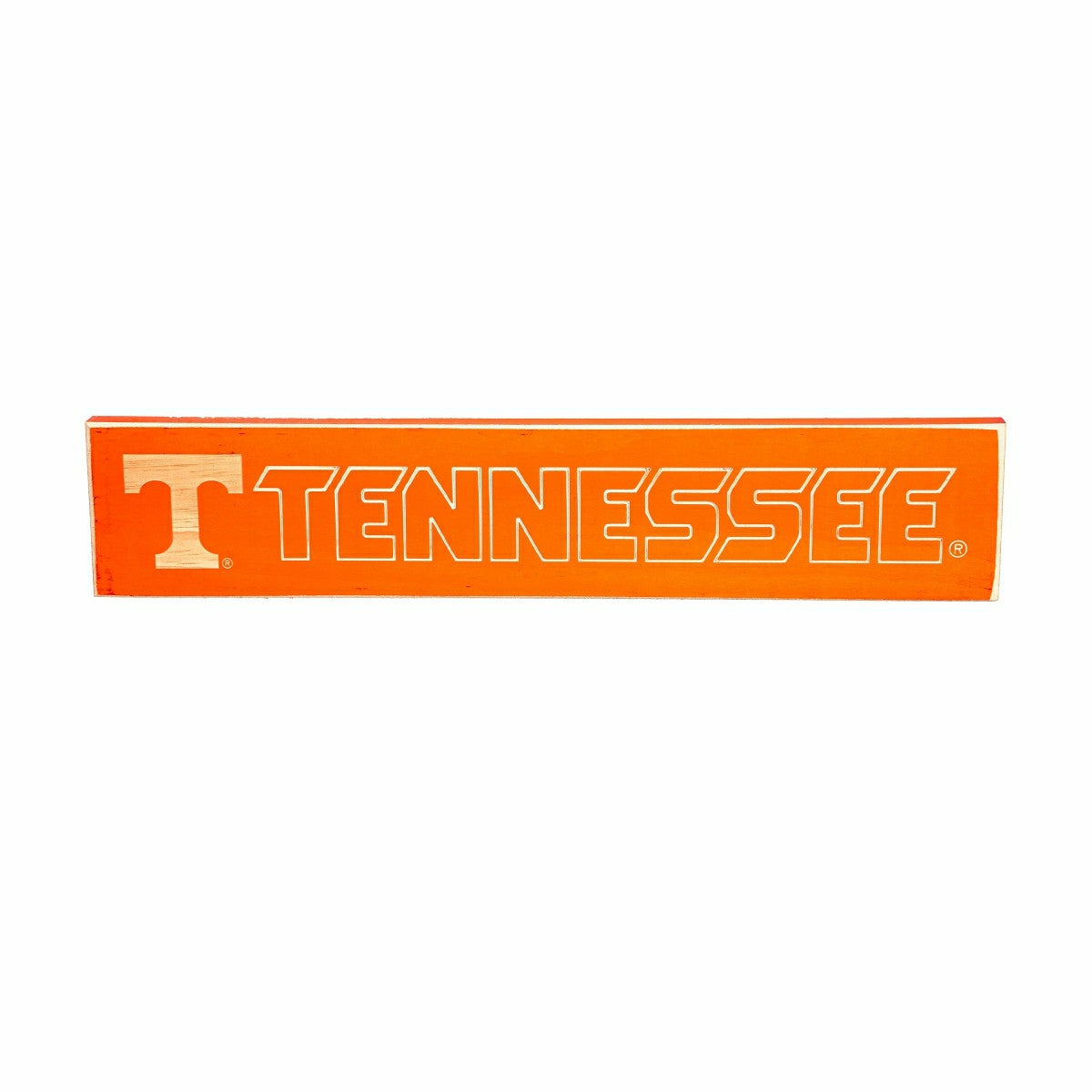 University of Tennessee Engraved Wood Sign, 3.5" x 18" - Collegiate Home