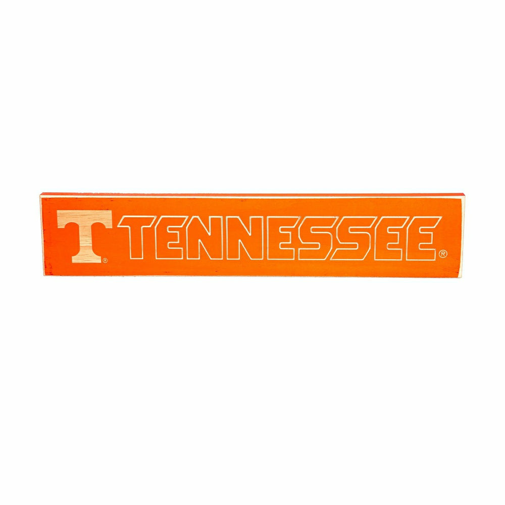 University of Tennessee Engraved Wood Sign, 3.5" x 18" - Collegiate Home