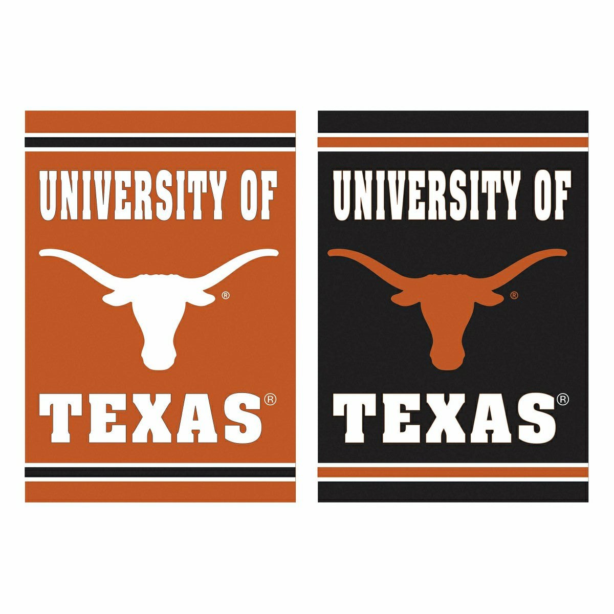 University of Texas Embossed Suede Flag House Size - Collegiate Home