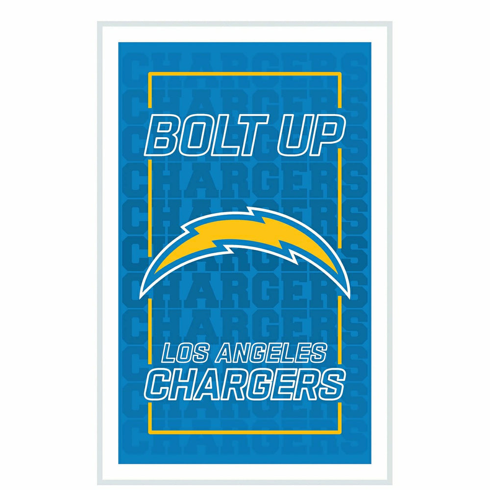 Los Angeles Chargers NFL Football Rectangle Neolite LED Decor - Home