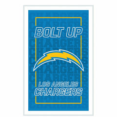 Los Angeles Chargers NFL Football Rectangle Neolite LED Decor - Home