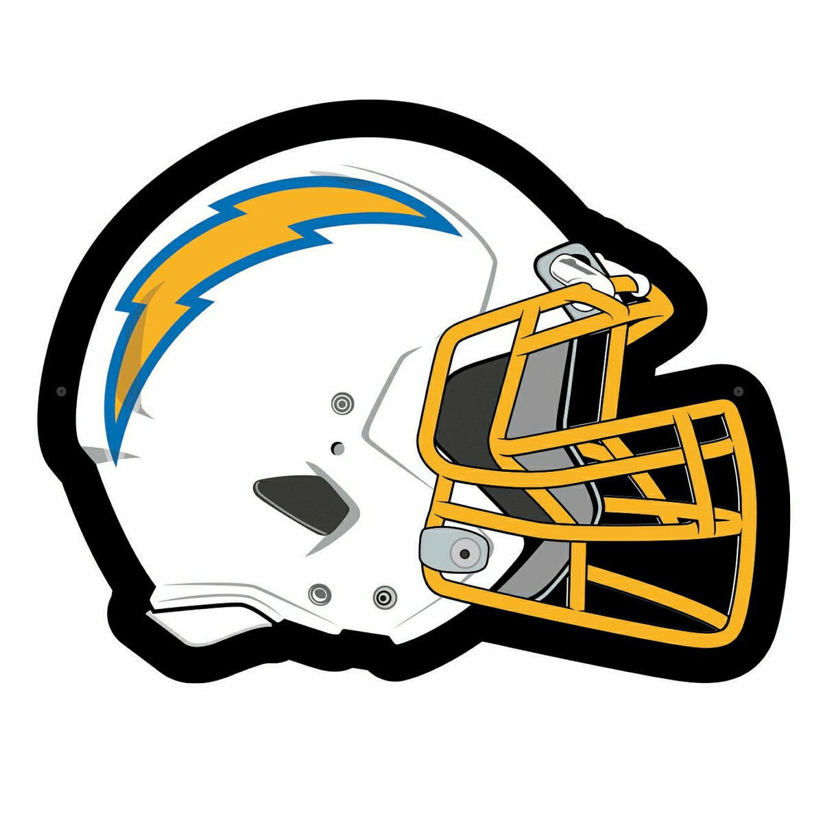 LED Wall Decor, Helmet, Los Angeles Chargers - Home
