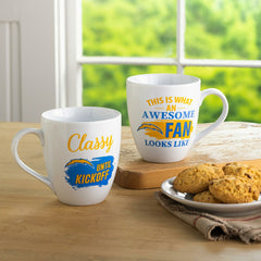 Los Angeles Chargers, Ceramic Cup O'Java 17oz Gift Set - Home