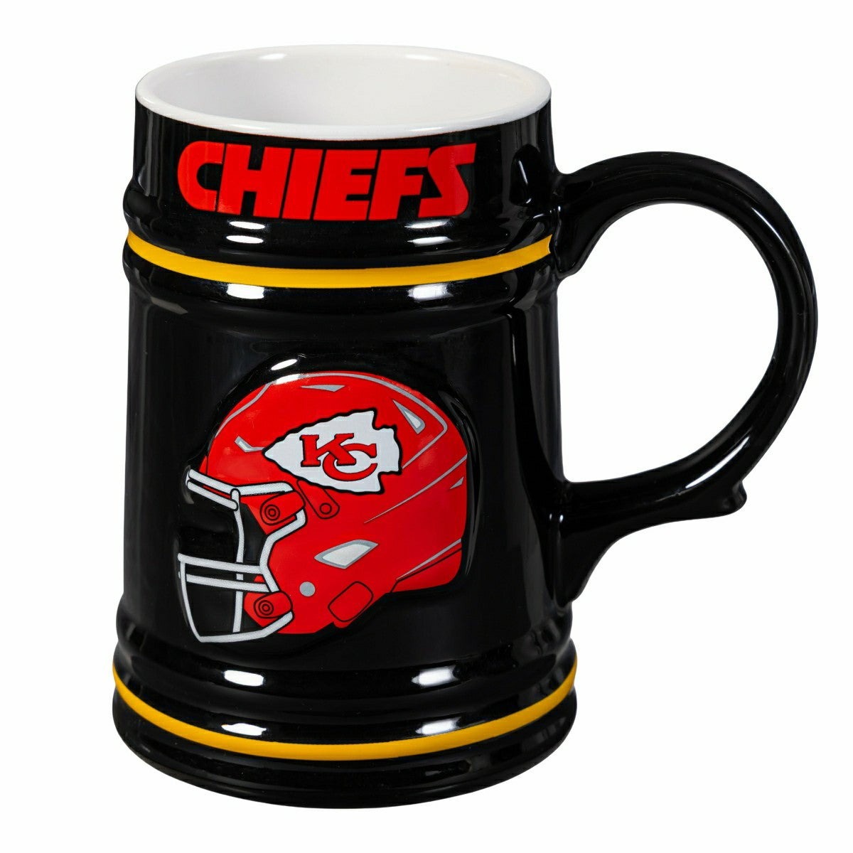 Kansas City Chiefs Ceramic Stein Cup, 24oz - Home