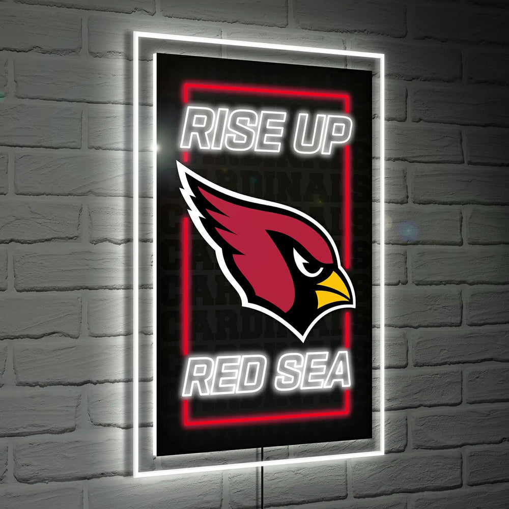 Arizona Cardinals NFL Football Rectangle Neolite LED Decor - Home