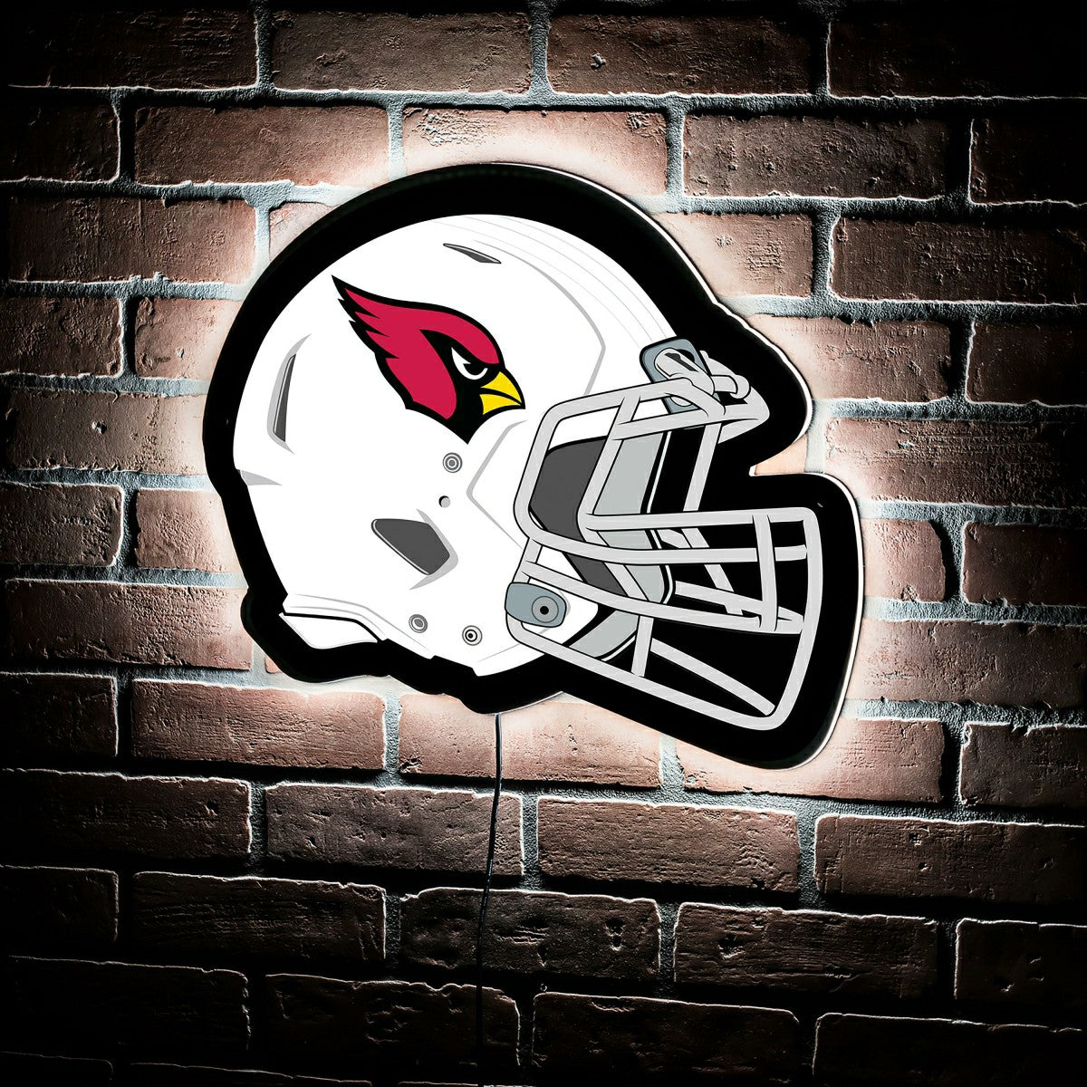 LED Wall Decor, Helmet, Arizona Cardinals - Home