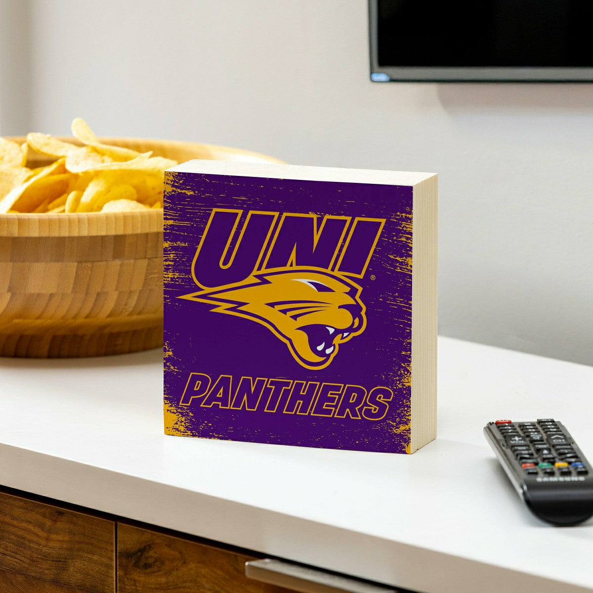 University of Northern Iowa Plock, Down Home Fans, 6x6 - Home