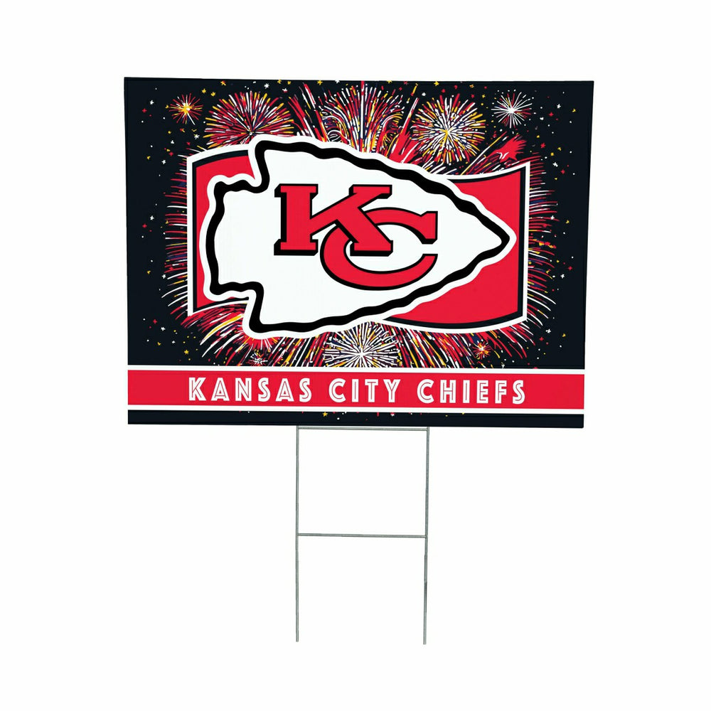Kansas City Chiefs Yard Sign, Patriotic - Home