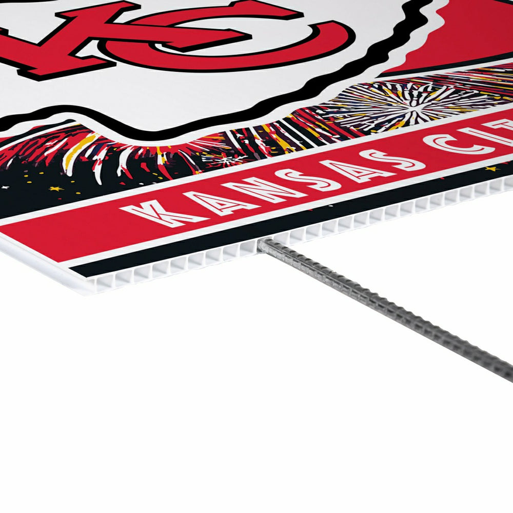 Kansas City Chiefs Yard Sign, Patriotic - Home