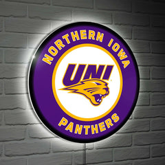 University of Northern Iowa College Large Round Edgelite LED Decor - Home