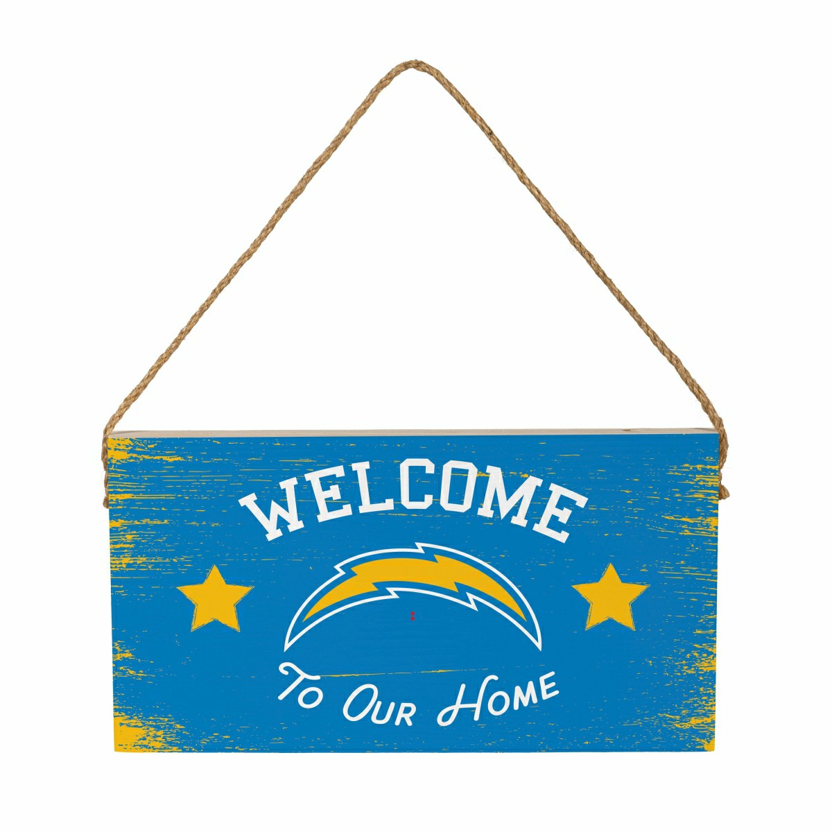 Los Angeles Chargers Wood Wall Sign, 6x11 - Home
