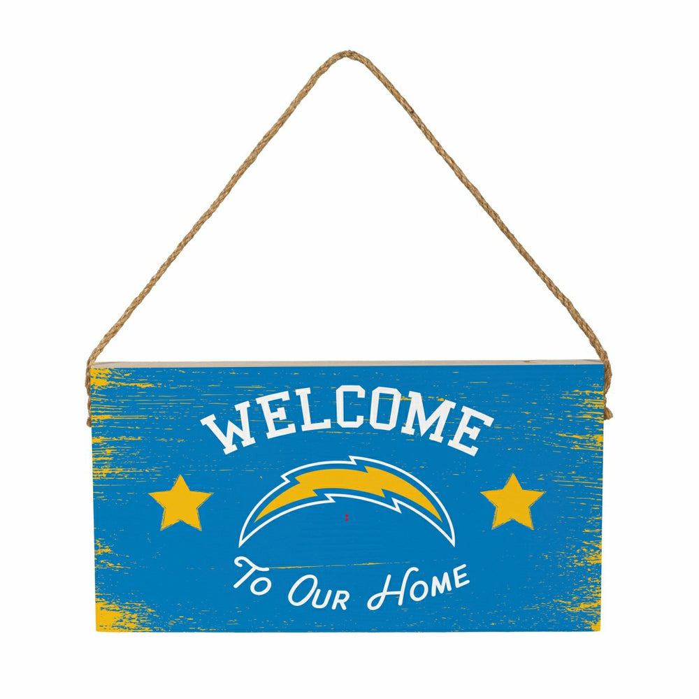 Los Angeles Chargers Wood Wall Sign, 6x11 - Home