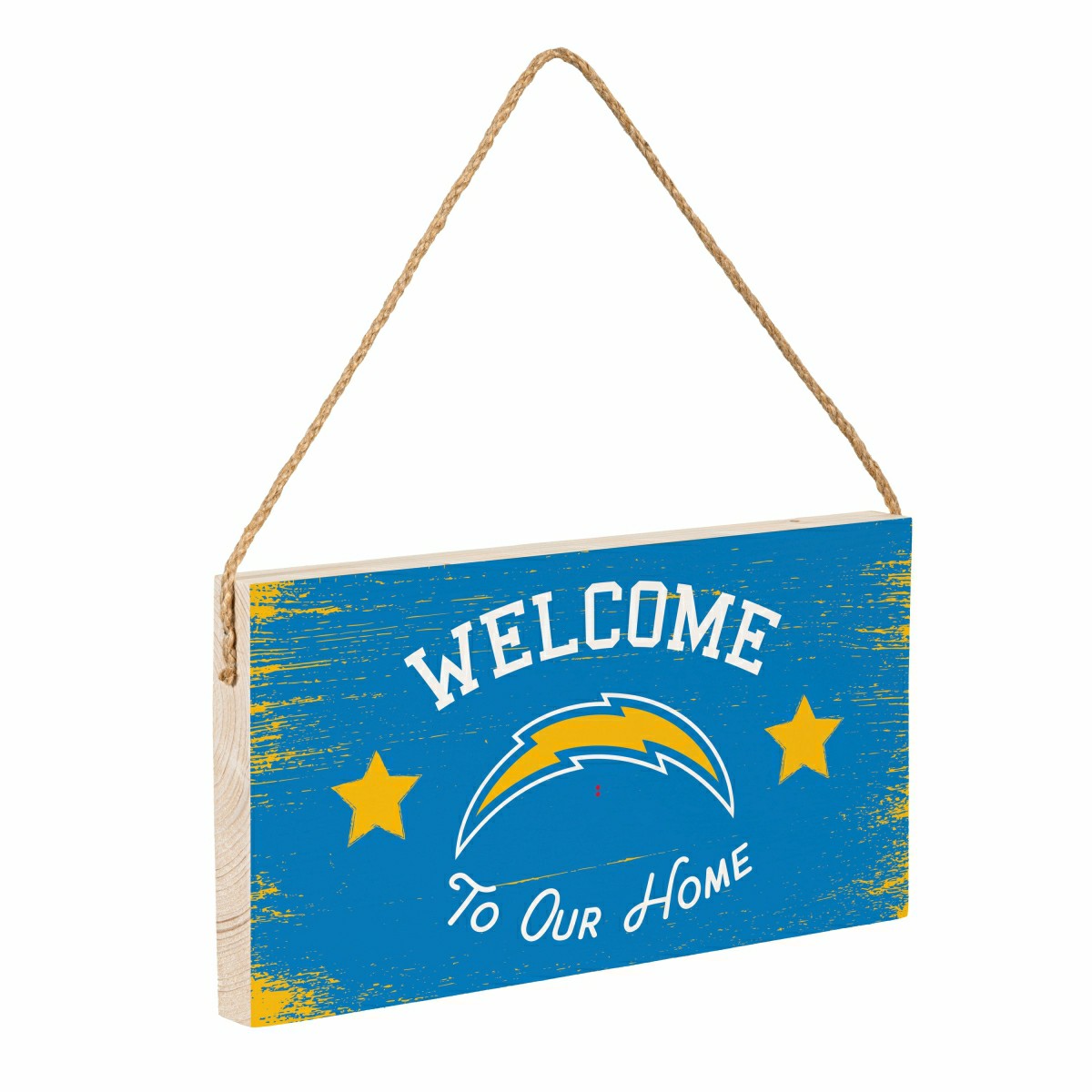 Los Angeles Chargers Wood Wall Sign, 6x11 - Home