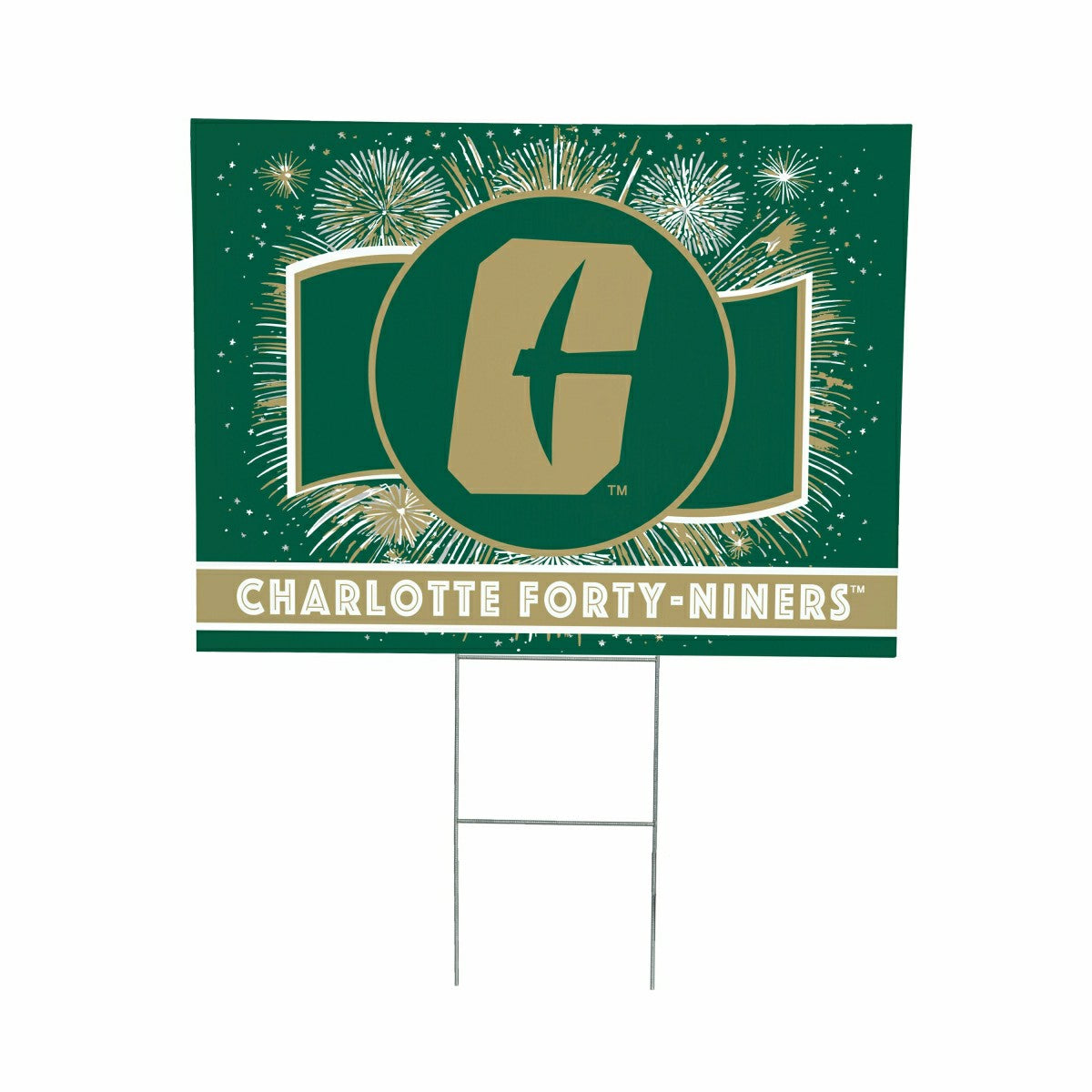 University of North Carolina/Charlotte Yard Sign, Patriotic - Home