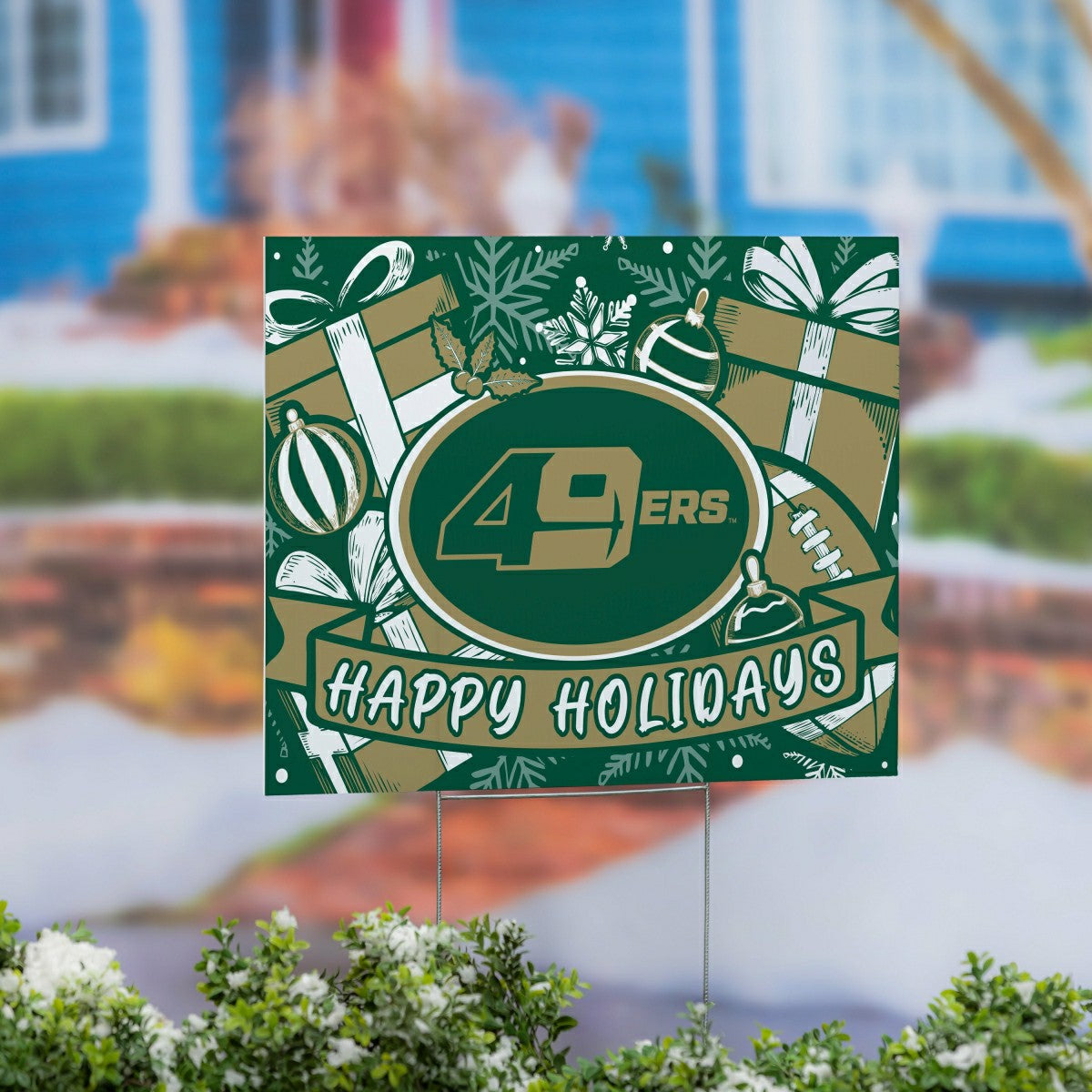 University of North Carolina/Charlotte Yard Sign, Holiday - Home