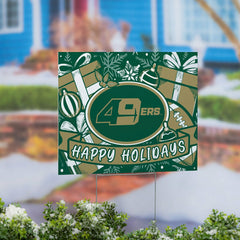 University of North Carolina/Charlotte Yard Sign, Holiday - Home