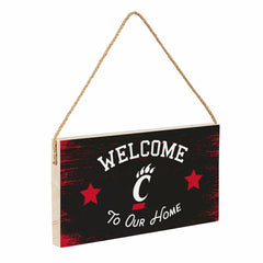 University of Cincinnati Wood Wall Sign, 6x11 - Home