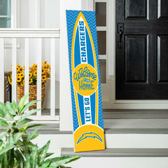 Los Angeles Chargers Summer Seasonal Surfboard ECM Exclusive 47" Singl - Home