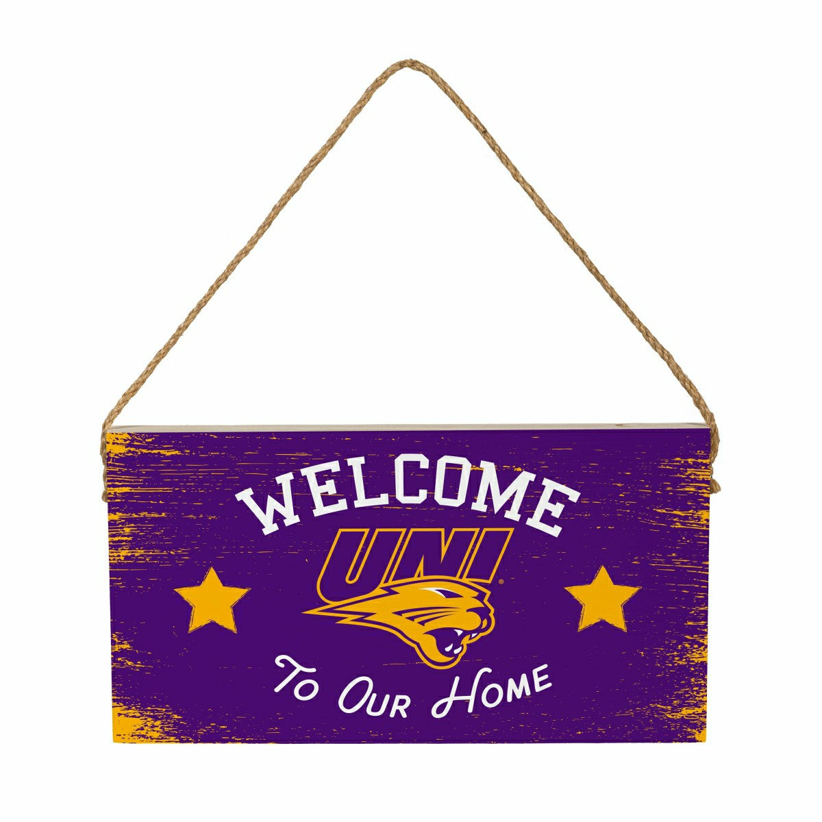 University of Northern Iowa Wood Wall Sign, 6x11 - Home