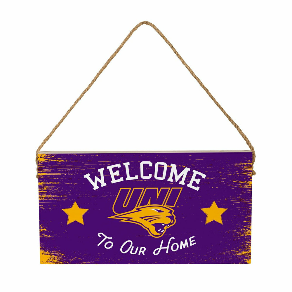 University of Northern Iowa Wood Wall Sign, 6x11 - Home