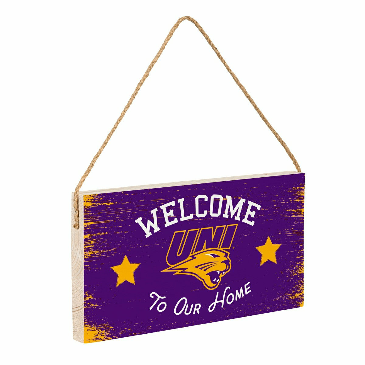 University of Northern Iowa Wood Wall Sign, 6x11 - Home
