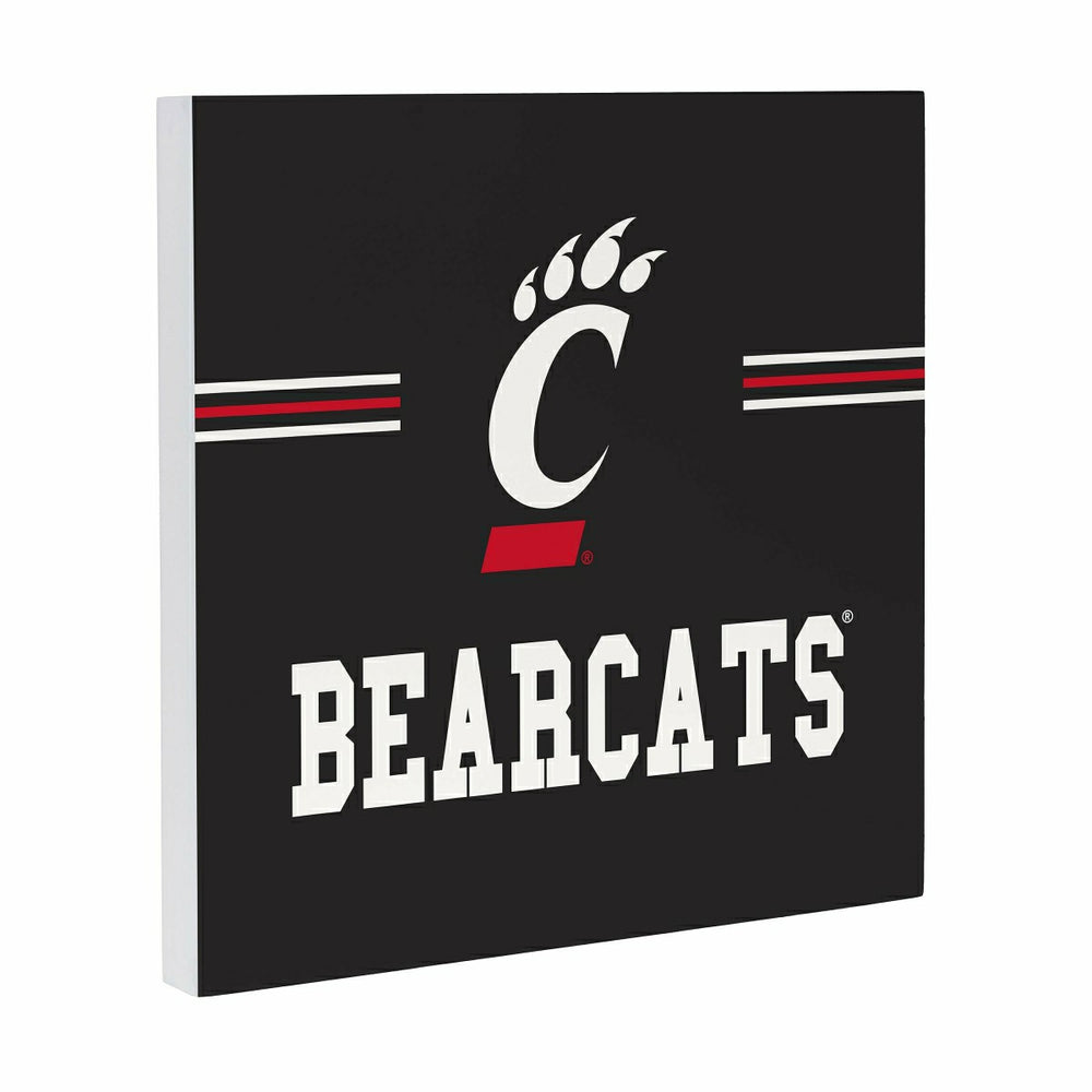 University of Cincinnati Wood Wall Sign, 12x12 - Home