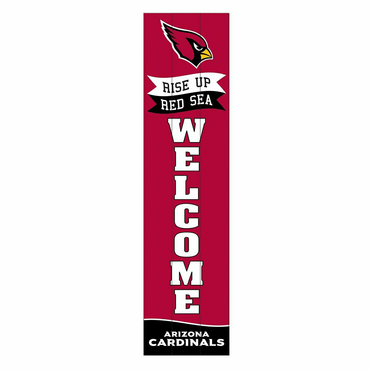 Arizona Cardinals Large Single Sided Leaner, 46" - Home
