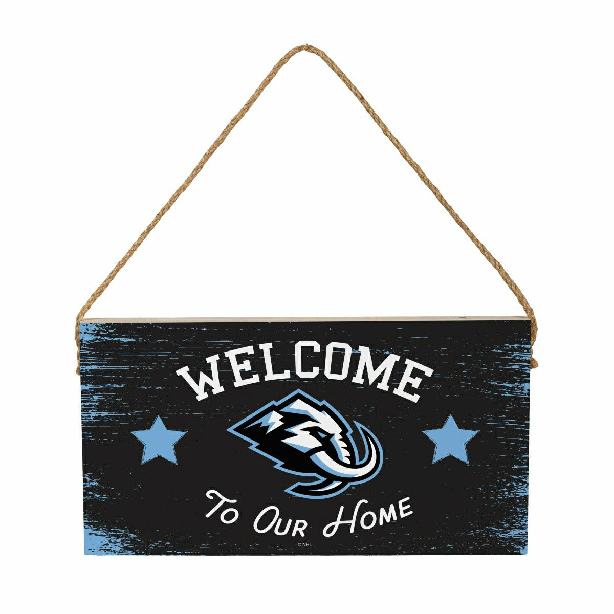 Utah Hockey Club Wood Wall Sign, 6x11 - Home