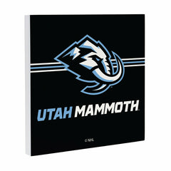 Utah Hockey Club Wood Wall Sign, 12x12 - Home
