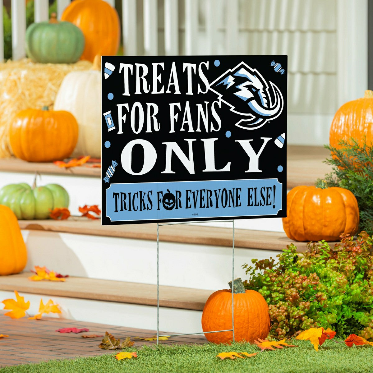 Utah Mammoth Yard Sign, Halloween Treats for Fans - Home