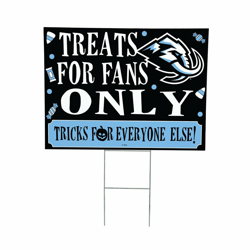 Utah Mammoth Yard Sign, Halloween Treats for Fans - Home