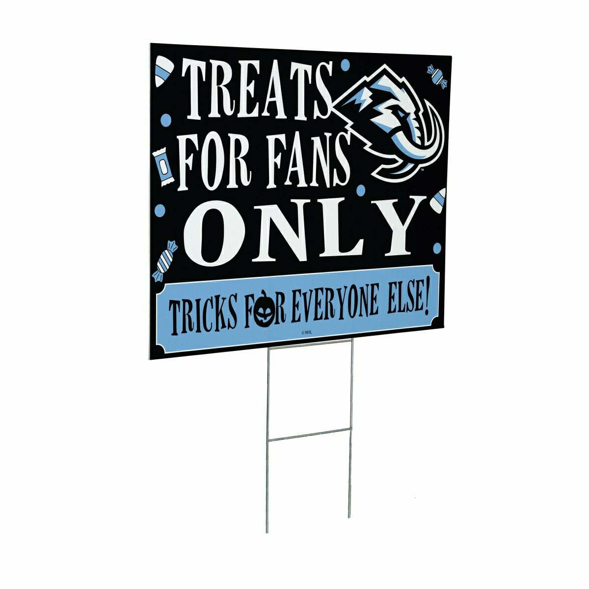 Utah Mammoth Yard Sign, Halloween Treats for Fans - Home