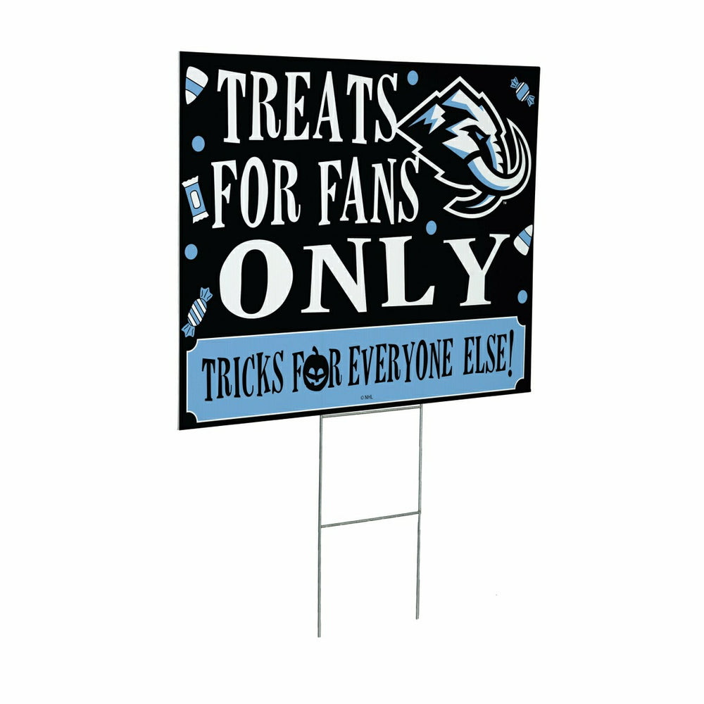 Utah Mammoth Yard Sign, Halloween Treats for Fans - Home
